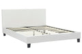 Κρεβάτι Nevil 150x200 PU χρώμα λευκό ματ
