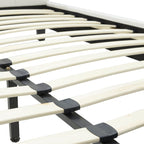 Κρεβάτι Nevil 150x200 PU χρώμα λευκό ματ