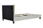 Κρεβάτι Nevil 100x200 PU χρώμα λευκό ματ