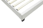 Κρεβάτι Nevil 100x200 PU χρώμα λευκό ματ