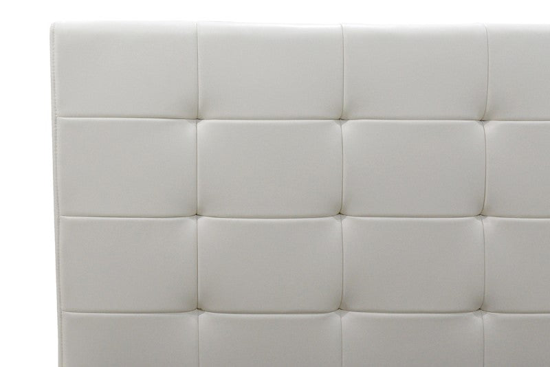 Κρεβάτι Roi 160x200 PU λευκό ματ + αποθηκευτικό χώρο