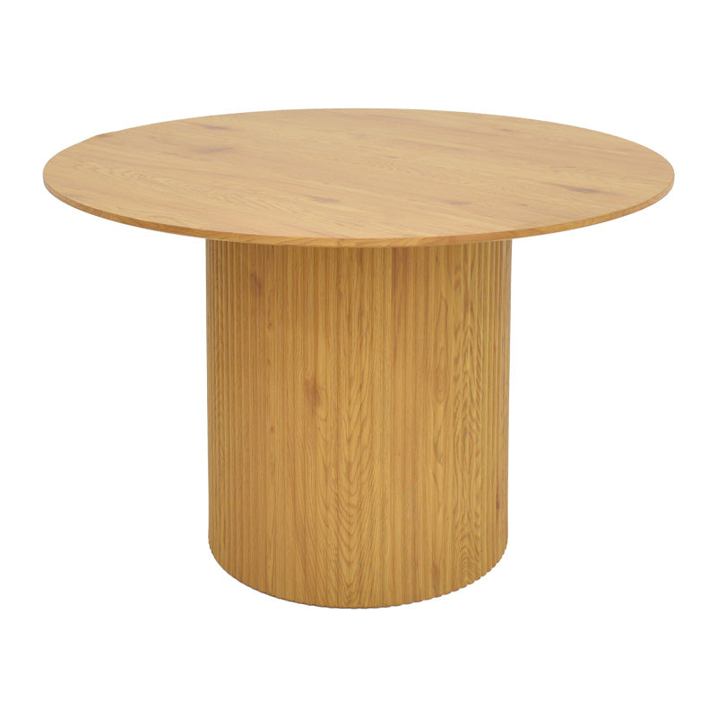 Τραπέζι Karulo mdf σε sonoma απόχρωση Φ120x76εκ
