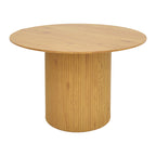Τραπέζι Karulo mdf σε sonoma απόχρωση Φ120x76εκ