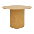 Τραπέζι Karulo mdf σε sonoma απόχρωση Φ120x76εκ