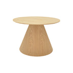 Τραπέζι σαλονιού Donda mdf-μέταλλο σε sonoma απόχρωση Φ60x46εκ