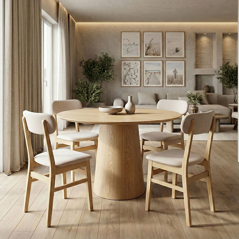 Tραπέζι Donda mdf sonoma Φ100x76εκ