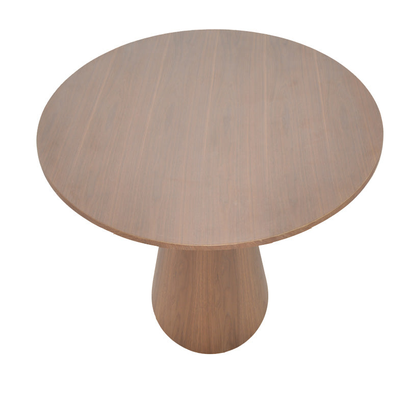 Tραπέζι Donda mdf καρυδί Φ100x76εκ
