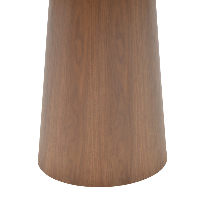 Tραπέζι Donda mdf καρυδί Φ100x76εκ