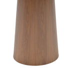 Tραπέζι Donda mdf καρυδί Φ100x76εκ
