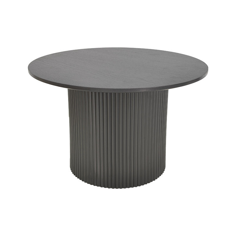 Tραπέζια σαλονιού Dovel mdf-μεταλλο σετ 2τεμ. μαύρο
