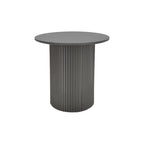 Tραπέζια σαλονιού Dovel mdf-μεταλλο σετ 2τεμ. μαύρο