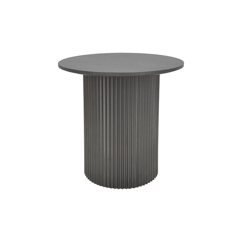 Tραπέζια σαλονιού Dovel mdf-μεταλλο σετ 2τεμ. μαύρο