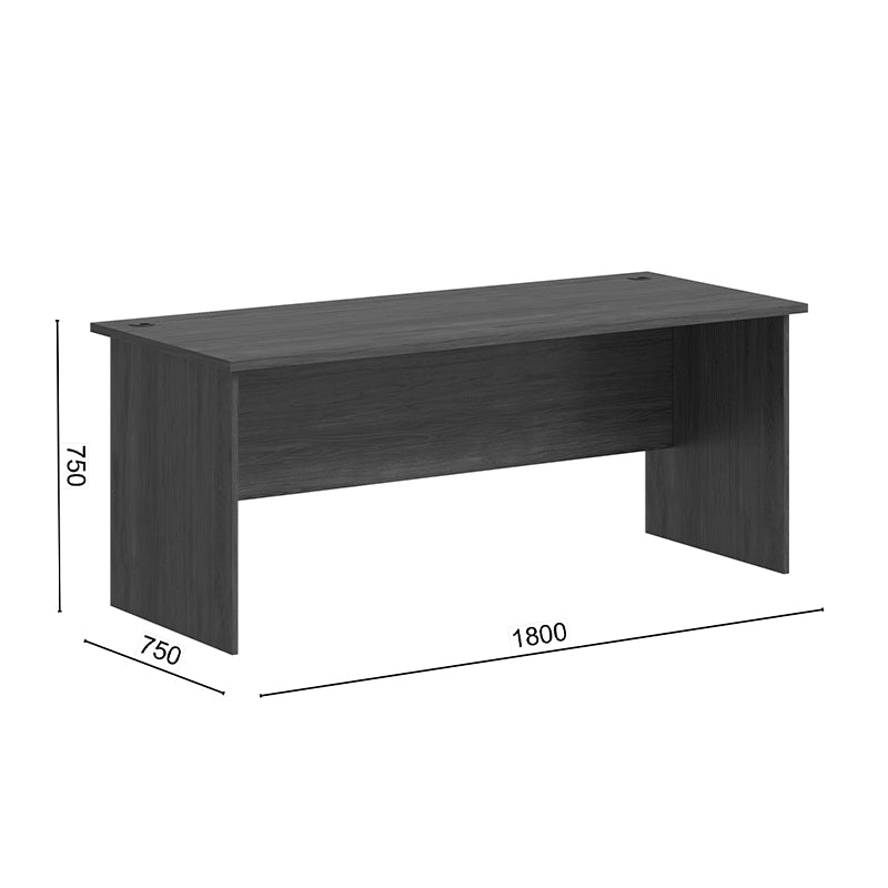 Γραφείο επαγγελματικό Fesialo wenge 180x75x75εκ
