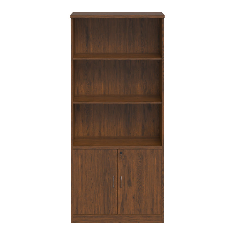 Βιβλιοθήκη γραφείου επαγγελματική Fesialo wenge 80x40x180εκ