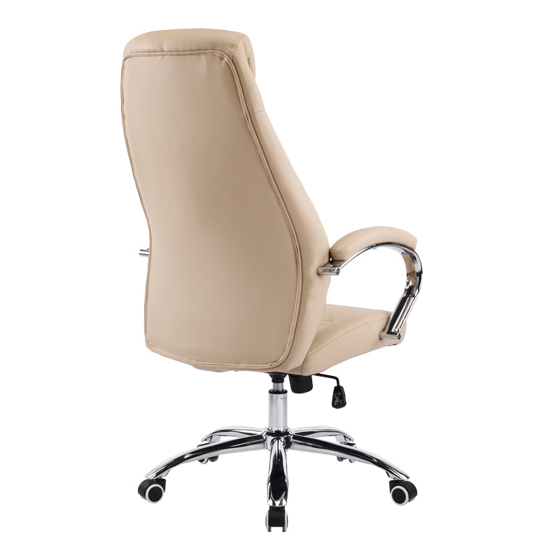 Καρέκλα γραφείου διευθυντή Sonar μπεζ pu 61x57x120-128εκ