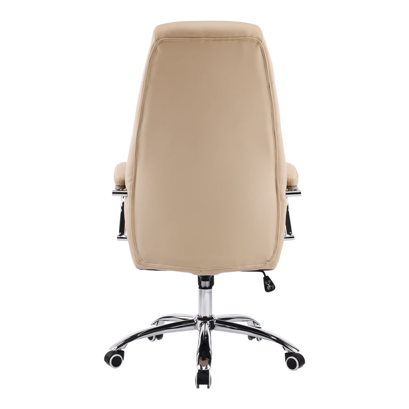 Καρέκλα γραφείου διευθυντή Sonar μπεζ pu 61x57x120-128εκ