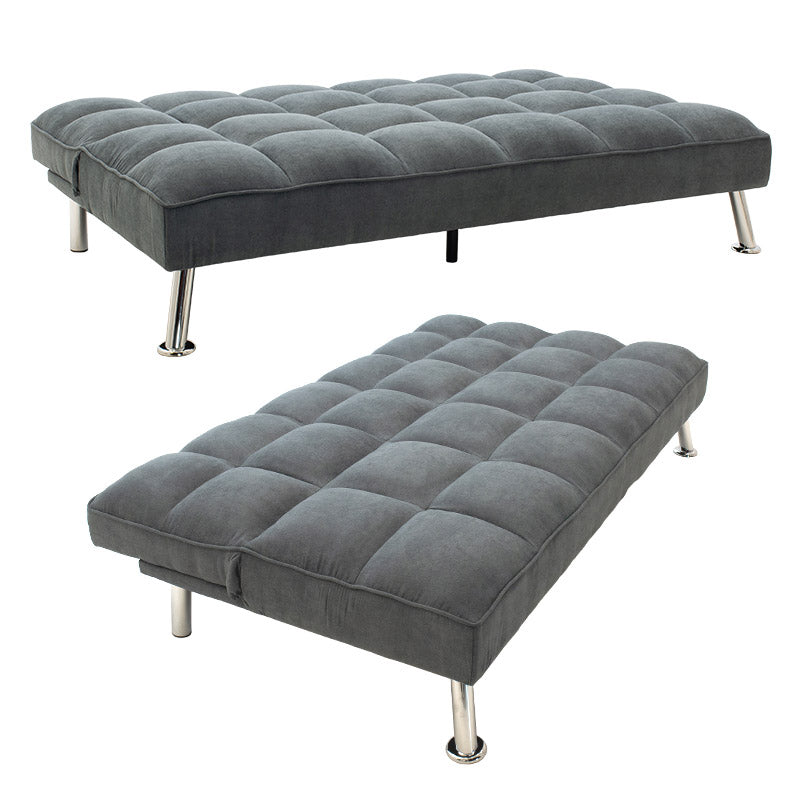 Καναπές-κρεβάτι Rebel 3θέσιος με ύφασμα ανθρακί 189x92x82εκ