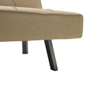 Καναπές-κρεβάτι Travis 3θέσιος με ύφασμα μπεζ 175x83x74εκ