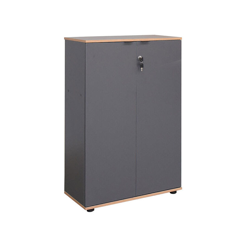 Ντουλάπι γραφείου Taker Ι σε ανθρακί απόχρωση 72x34x109εκ