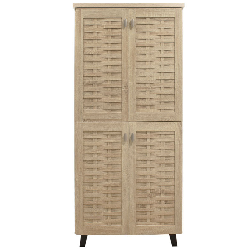 Παπουτσοθήκη-ντουλάπα MANTAM 24 ζεύγων χρώμα sonoma 78x40x170,5εκ