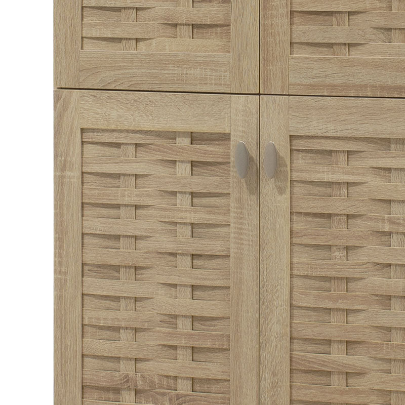 Παπουτσοθήκη-ντουλάπα MANTAM 24 ζεύγων χρώμα sonoma 78x40x170,5εκ