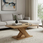 Τραπέζι σαλονιού Solange χρώμα sonoma 110x55x47.5εκ