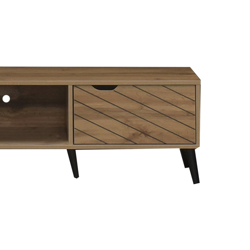 Έπιπλο τηλεόρασης Thelma oak μελαμίνης 150x40x41.6εκ