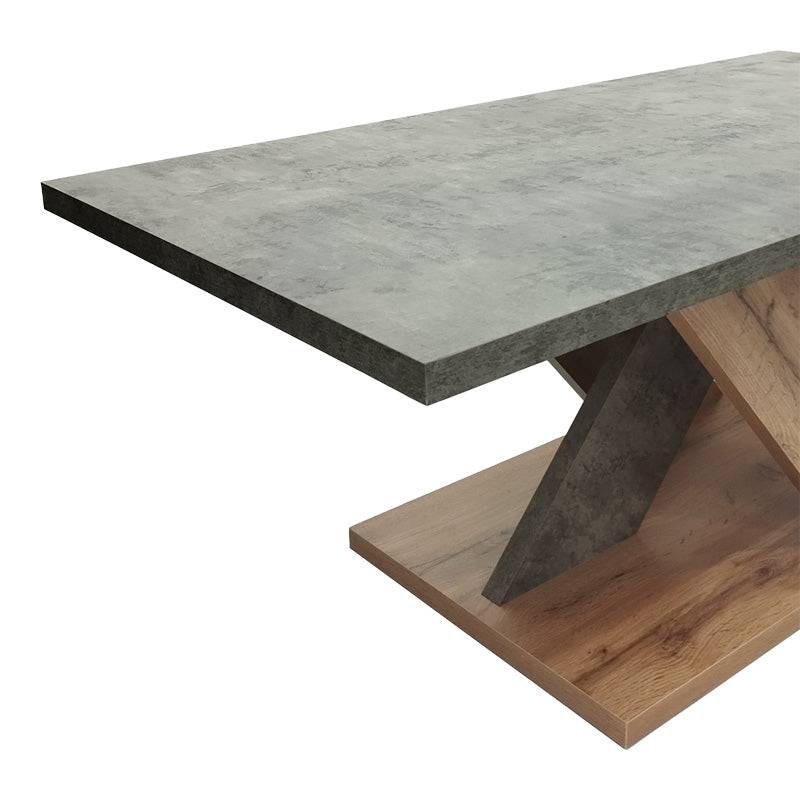 Τραπέζι σαλονιού Solange σε γκρι-sonoma απόχρωση 110x55x47.5εκ