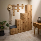 Έπιπλο εισόδου Nenich σε oak απόχρωση 150x37x180εκ
