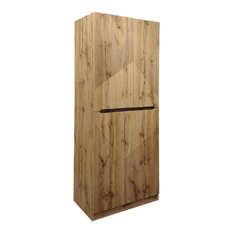 Παπουτσοθήκη-ντουλάπι Kebell σε oak απόχρωση 71x41.5x180.4εκ