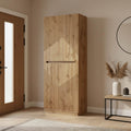 Παπουτσοθήκη-ντουλάπι Kebell σε oak απόχρωση 71x41.5x180.4εκ