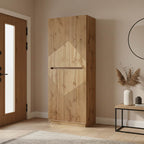 Παπουτσοθήκη-ντουλάπι Kebell σε oak απόχρωση 71x41.5x180.4εκ