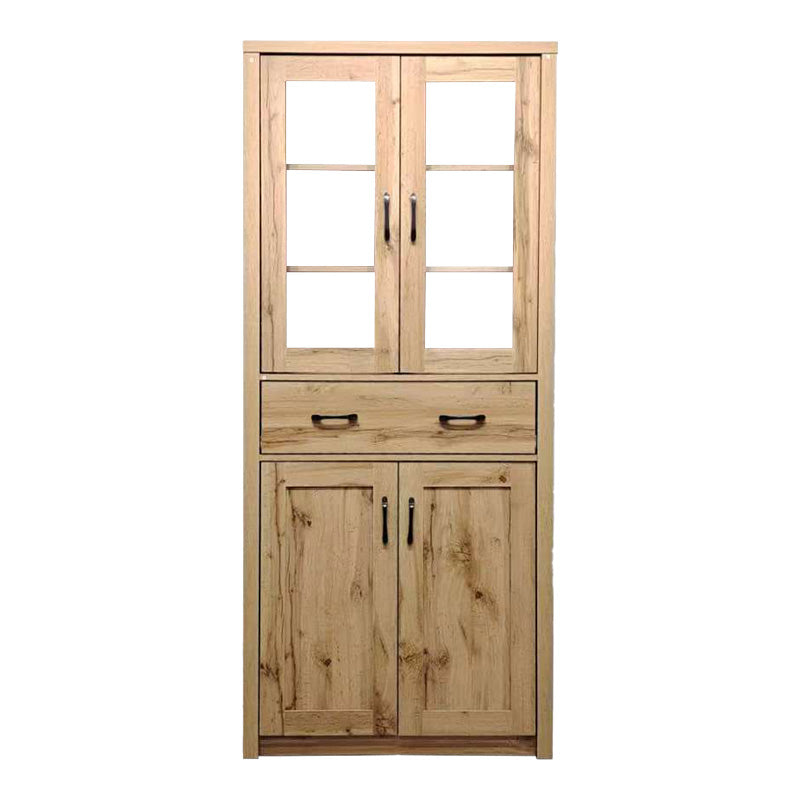 Βιτρίνα-ντουλάπα Nisso σε oak απόχρωση 80x40x183.5εκ