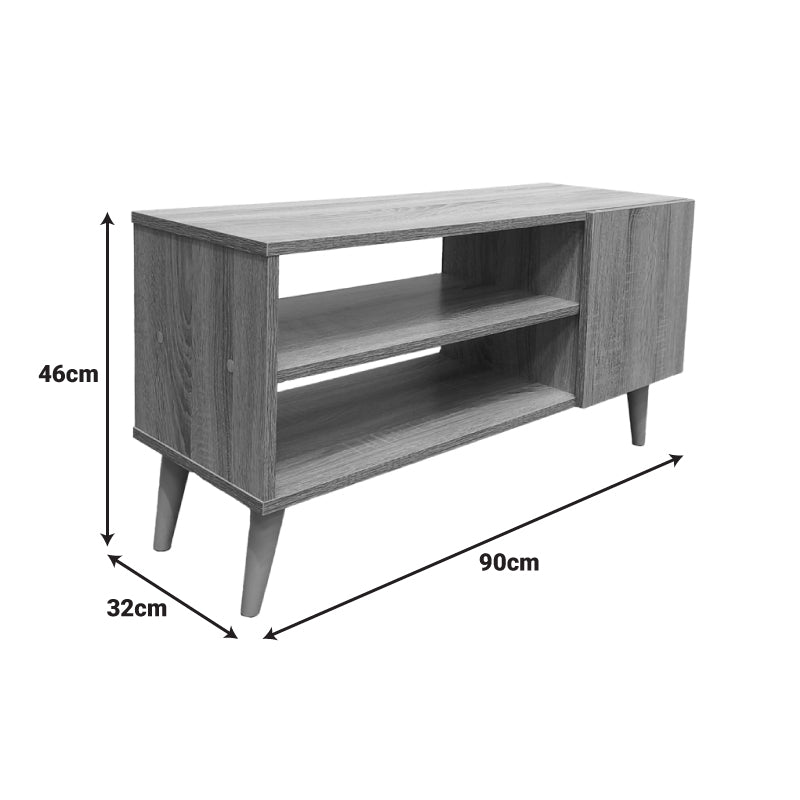 Έπιπλο τηλεόρασης Orianne σε sonoma απόχρωση 90x32x46εκ
