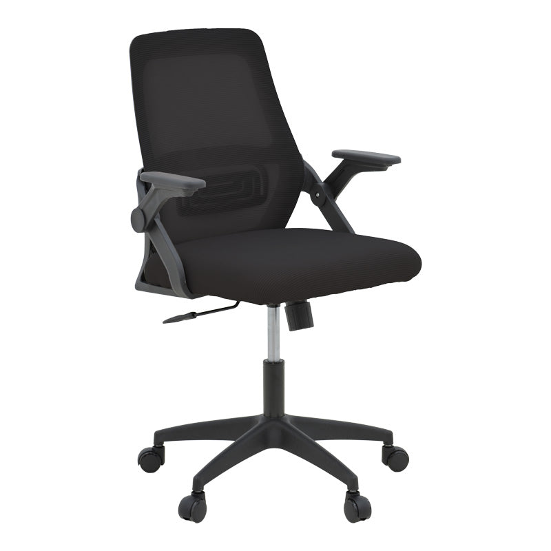 Καρέκλα γραφείου Reji mesh ύφασμα μαύρο 58x60x89-99εκ
