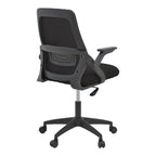 Καρέκλα γραφείου Reji mesh ύφασμα μαύρο 58x60x89-99εκ