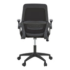 Καρέκλα γραφείου Reji mesh ύφασμα μαύρο 58x60x89-99εκ