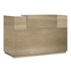 Γραφείο reception Lotus σε χρώμα φυσικό 200x70x110εκ