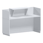 Γραφείο reception Lotus σε λευκή απόχρωση 180x70x110εκ