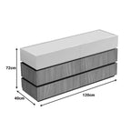 Συρταριέρα Sonlen mdf σε καρυδί-μπεζ απόχρωση 120x40x72εκ
