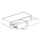 Συρταριέρα Sonlen mdf σε καρυδί-μπεζ απόχρωση 120x40x72εκ