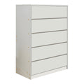 Συρταριέρα Kuanger mdf σε λευκή απόχρωση 80x40x109εκ