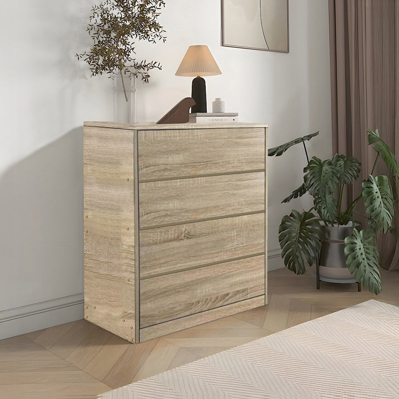 Συρταριέρα Kuanger mdf σε φυσική απόχρωση 80x40x89εκ