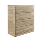 Συρταριέρα Kuanger mdf σε φυσική απόχρωση 80x40x89εκ