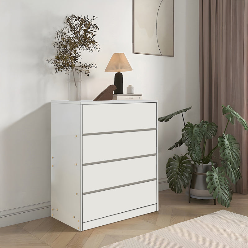 Συρταριέρα Kuanger mdf σε λευκή απόχρωση 80x40x89εκ