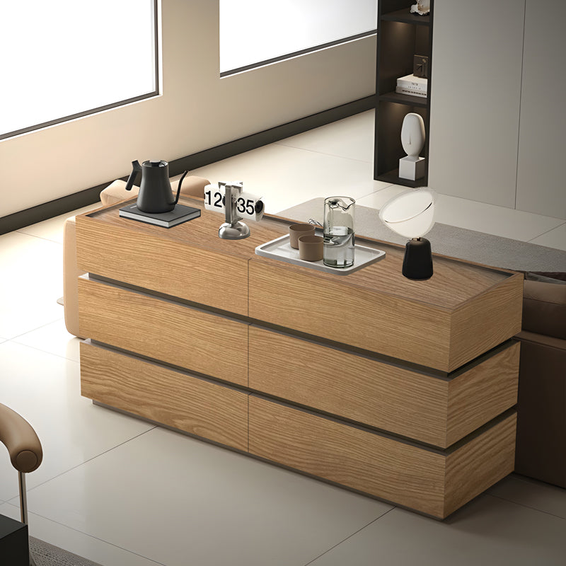 Συρταριέρα Sonlen mdf σε oak απόχρωση 120x40x72εκ