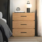 Κομοδίνο Sonlen mdf σε oak απόχρωση 60x40x66εκ