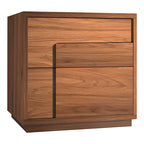 Κομοδίνο Inget mdf σε καρυδί απόχρωση 50x40x48εκ