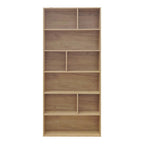 Βιβλιοθήκη Evergin mdf σε oak απόχρωση 80x30x180εκ