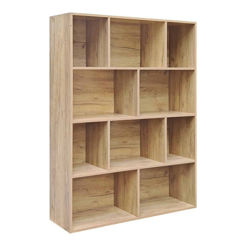 Βιβλιοθήκη Evergin mdf σε oak απόχρωση 100x30x135εκ